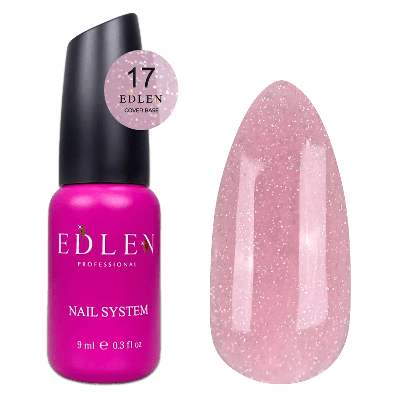 EDLEN Cover Base 17, 9 ml - Level Up Beauty Supply