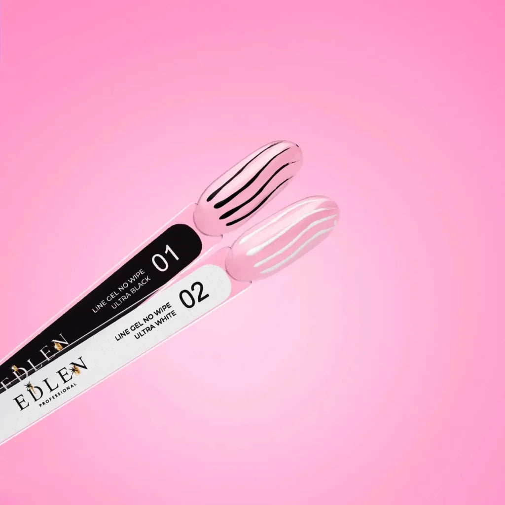 EDLEN Line gel no wipe Ultra black 01, 5 ml - Level Up Beauty Supply