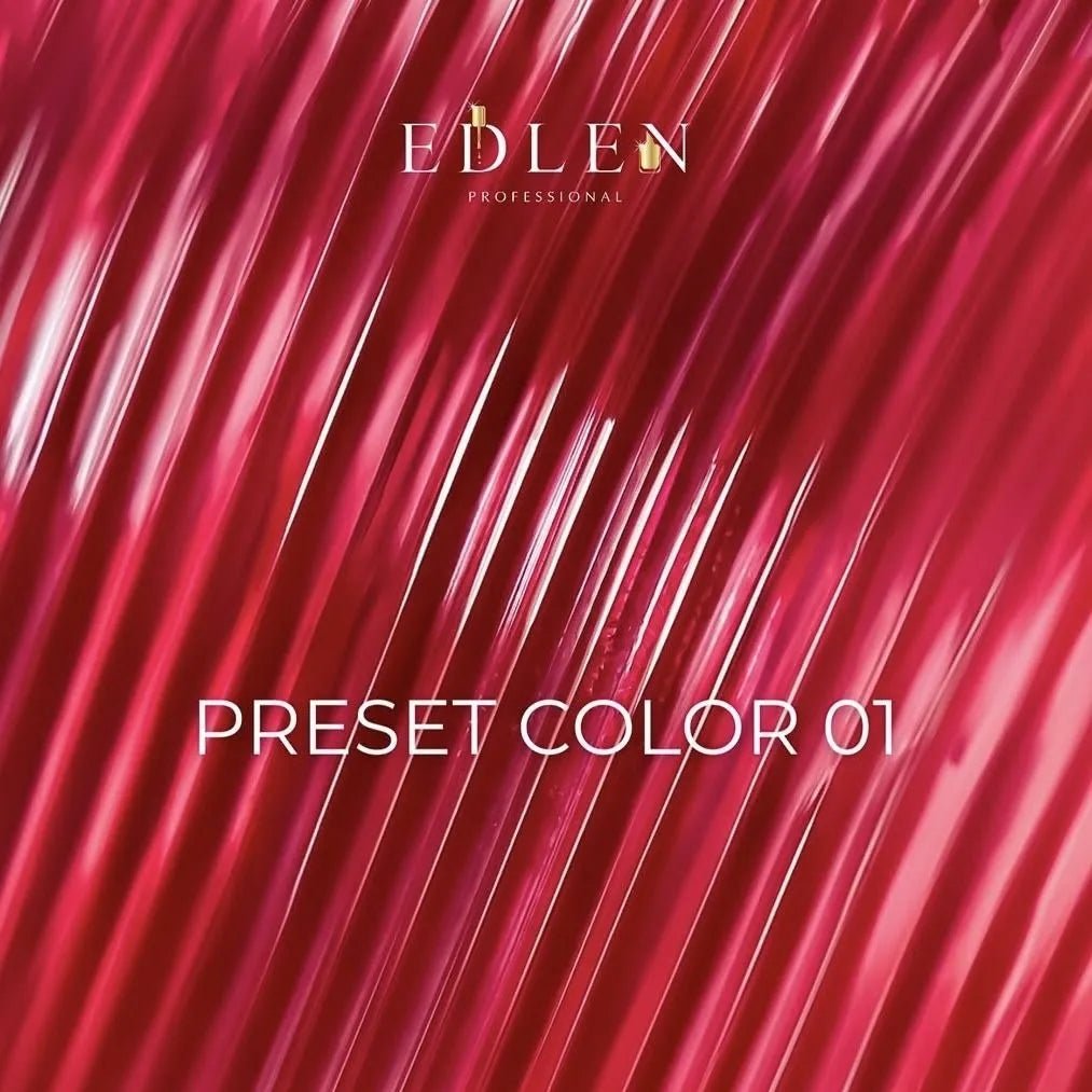 EDLEN Vitrage Color Gel Polish Preset 001, 9 ml - Level Up Beauty Supply