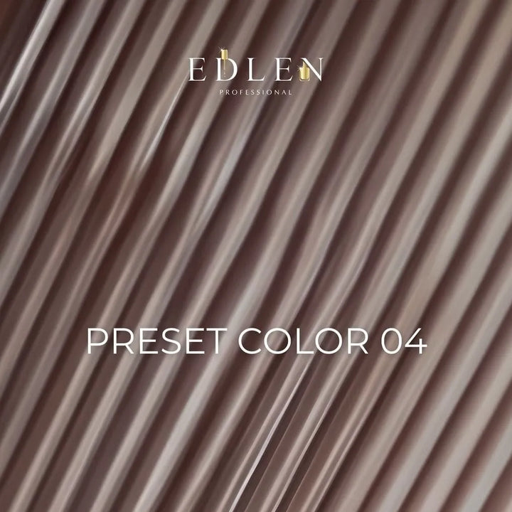 EDLEN Vitrage Color Gel Polish Preset #004, 9 ml