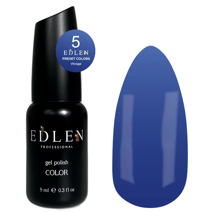 EDLEN Vitrage Color Gel Polish Preset #005, 9 ml