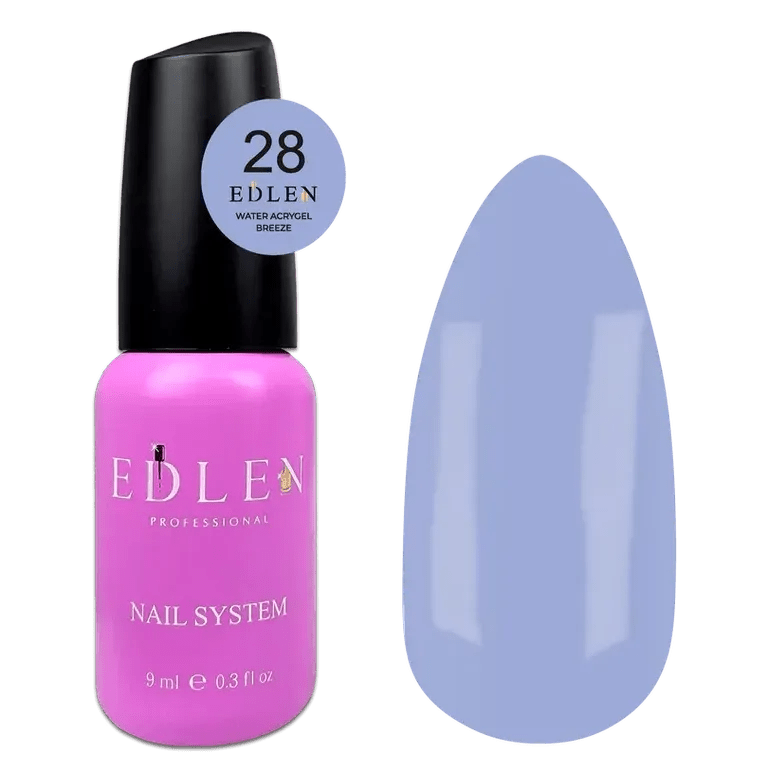 EDLEN Water Acrygel Breeze 28, 9 ml - Level Up Beauty Supply