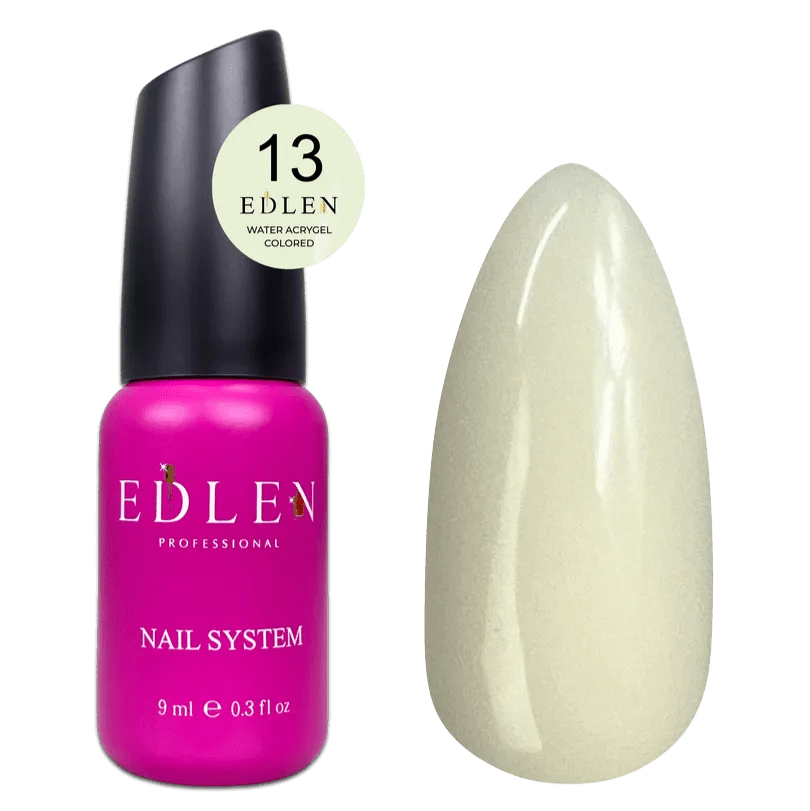 EDLEN Water Acrygel Colored 13, 9 ml - Level Up Beauty Supply