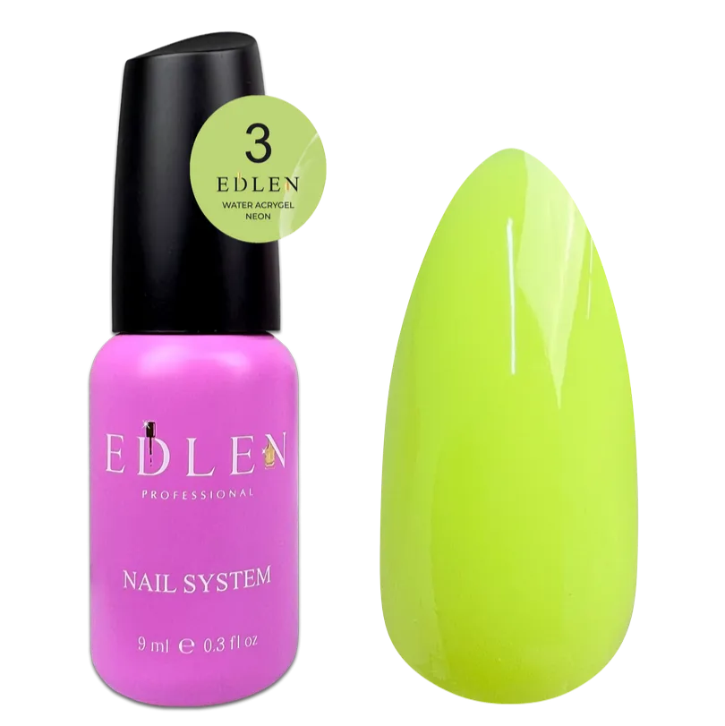EDLEN Water Acrygel Neon #03, 9 ml