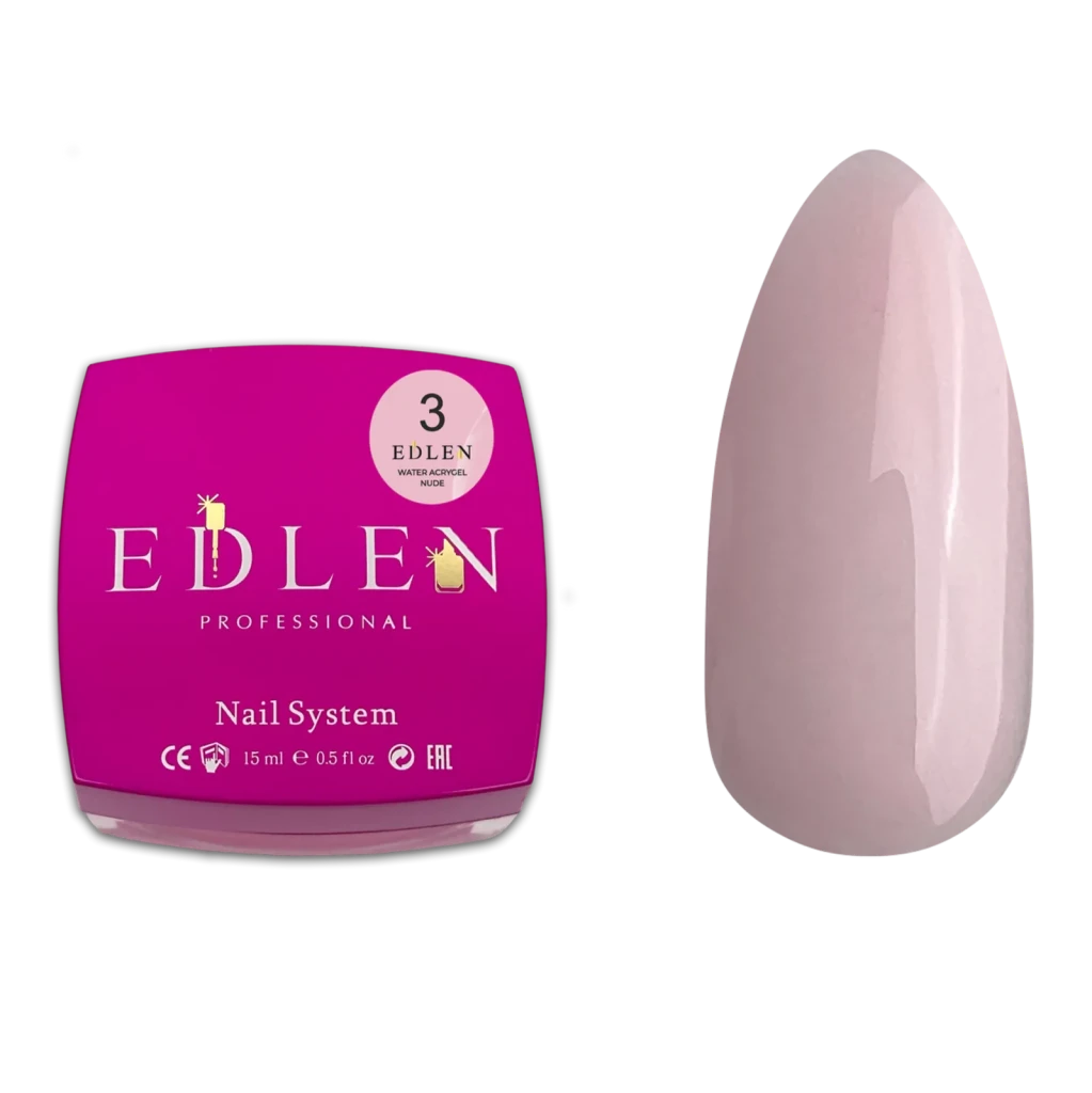 EDLEN Water Acrygel Nude 03 - Level Up Beauty Supply