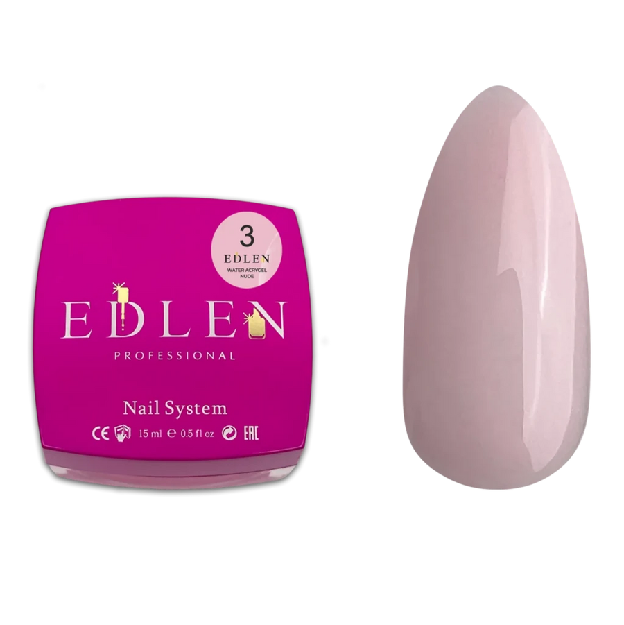 EDLEN Water Acrygel Nude 03 - Level Up Beauty Supply