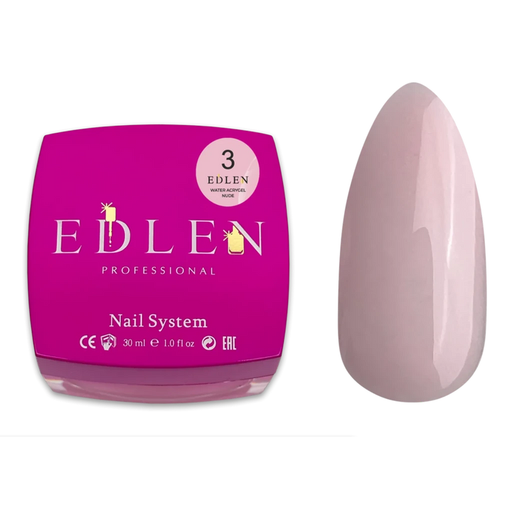 EDLEN Water Acrygel Nude 03 - Level Up Beauty Supply