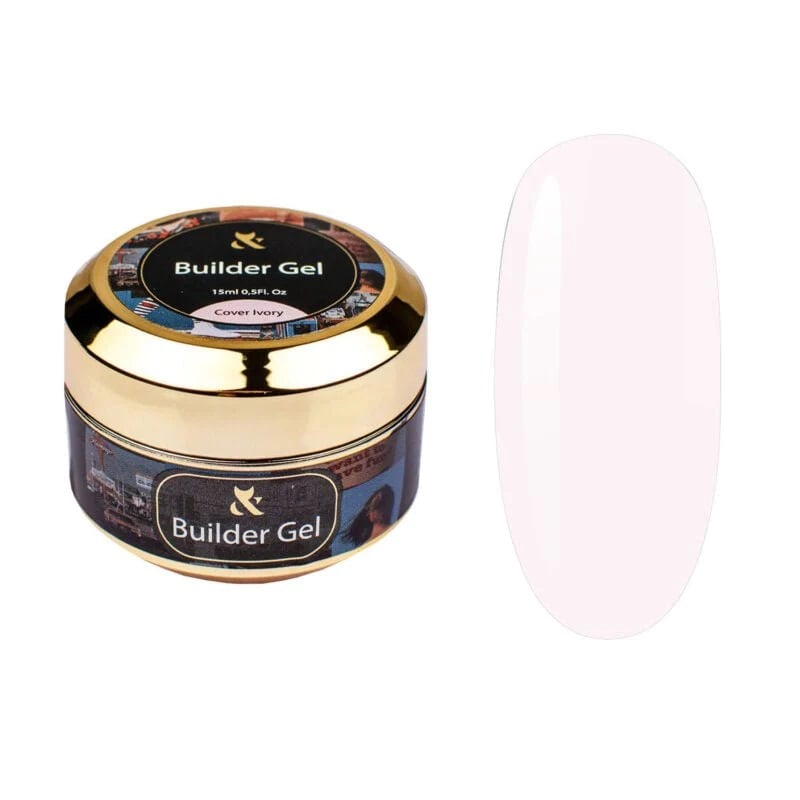 F.O.X Builder gel Cover Ivory - Level Up Beauty Supply
