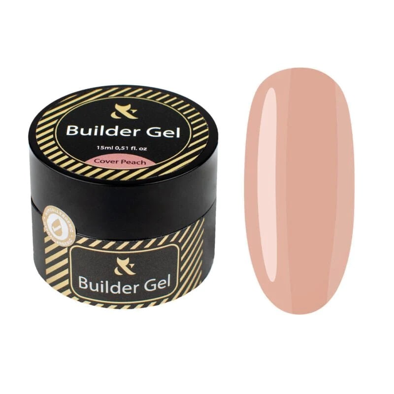 F.O.X Builder gel Cover Peach - Level Up Beauty Supply