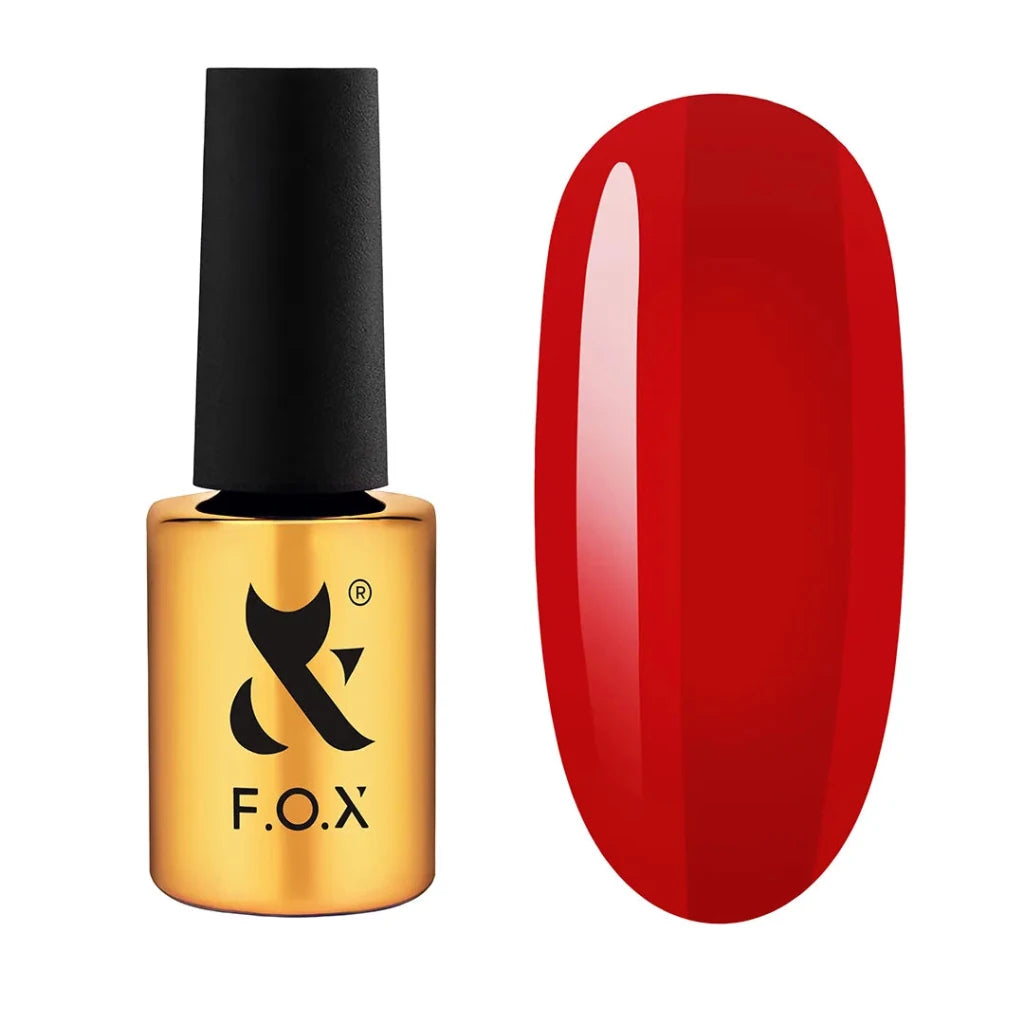 F.O.X Gel Polish Lipstick 004, 7ml - Level Up Beauty Supply