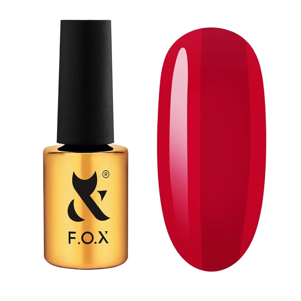 F.O.X Gel Polish Lipstick 006, 7ml - Level Up Beauty Supply