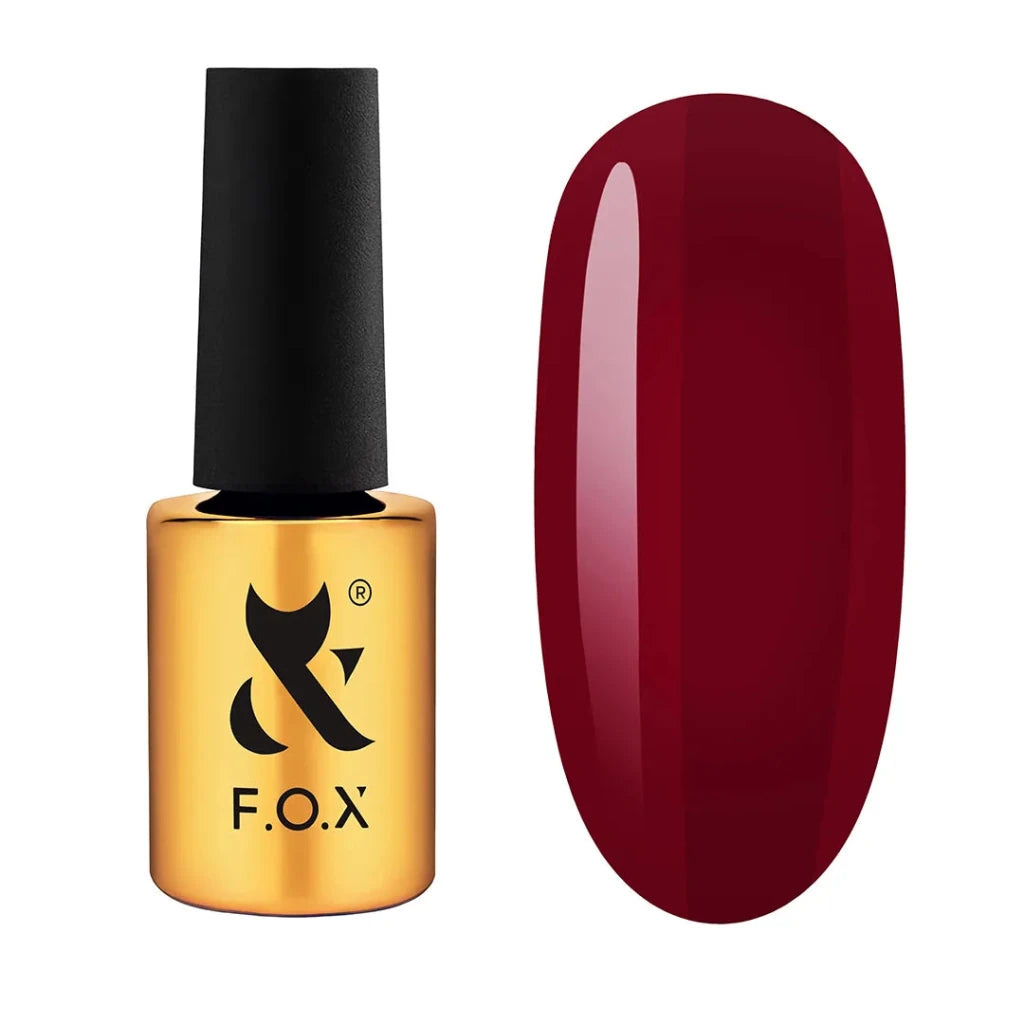 F.O.X Gel Polish Lipstick 009, 7ml - Level Up Beauty Supply