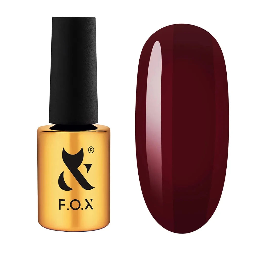 F.O.X Gel Polish Lipstick 010, 7ml - Level Up Beauty Supply