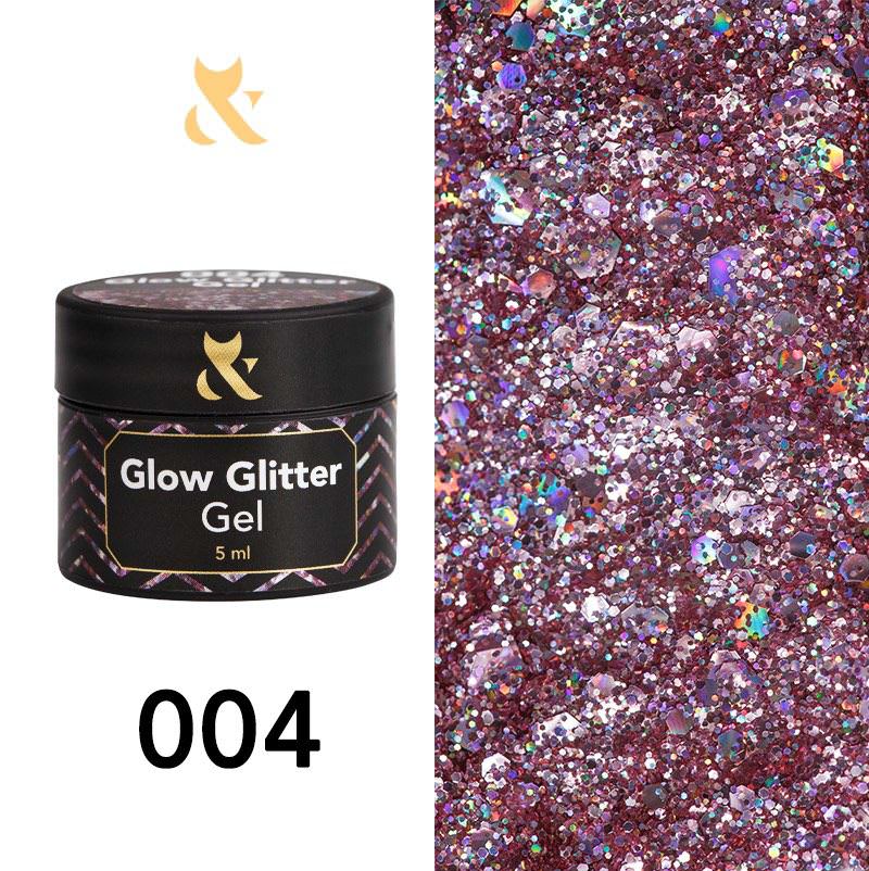 F.O.X Glow Glitter Gel 004, 5 ml