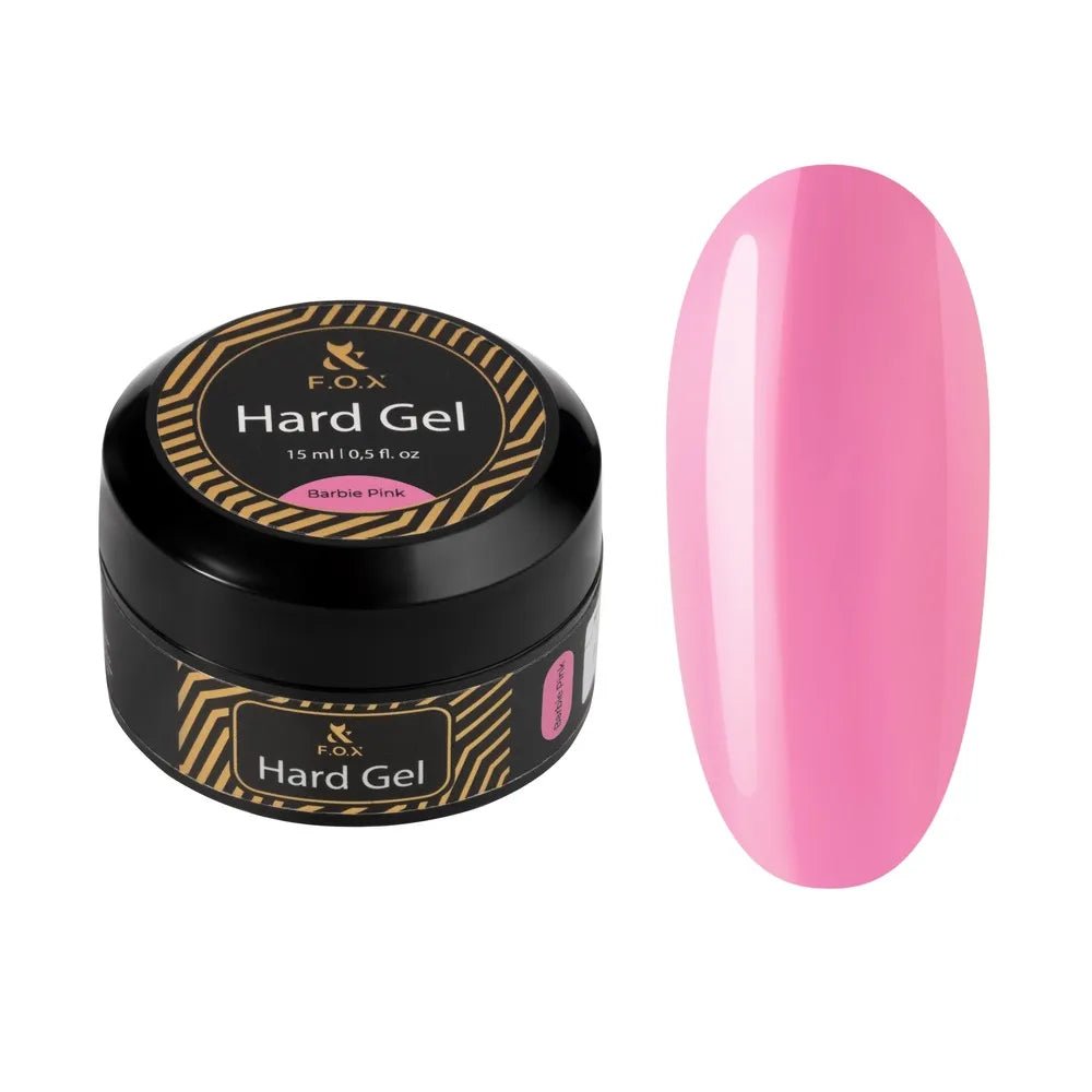 F.O.X Hard gel Barbie Pink, 15 ml - Level Up Beauty Supply