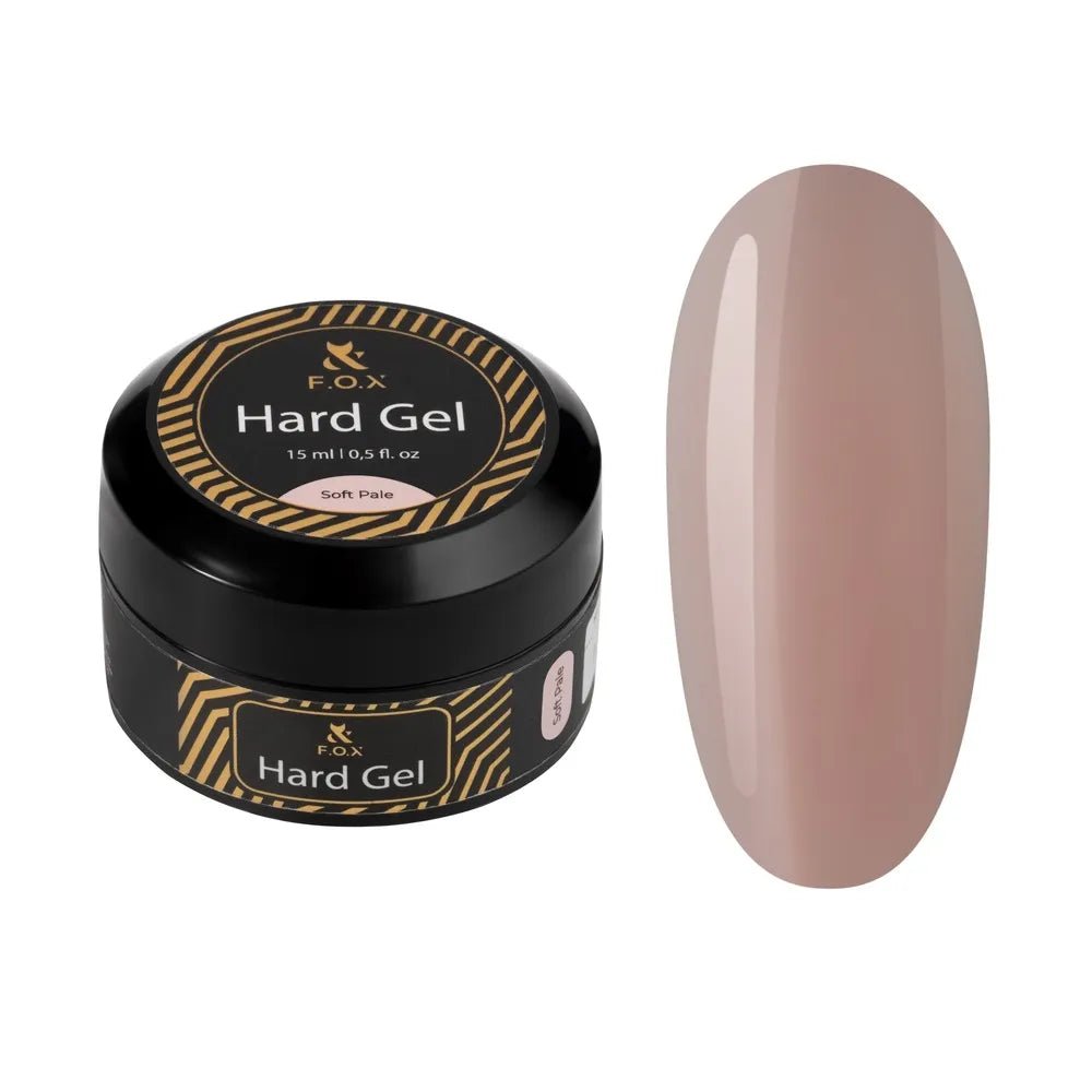 F.O.X Hard gel Soft Pale, 15 ml - Level Up Beauty Supply