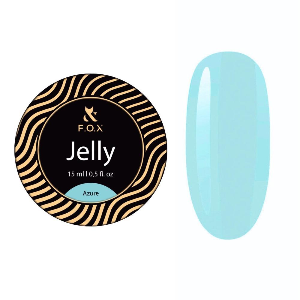 F.O.X Jelly Cover Gel Azure, 15 ml - Level Up Beauty Supply