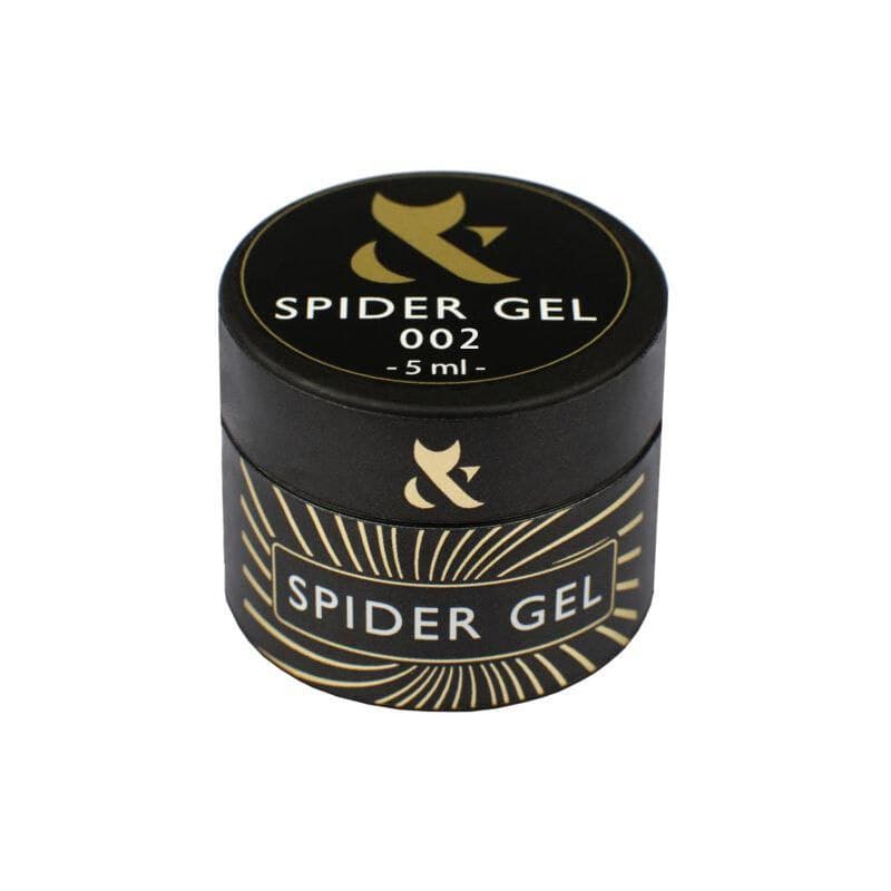 F.O.X Spider Gel 002 (Black), 5 ml - Level Up Beauty Supply