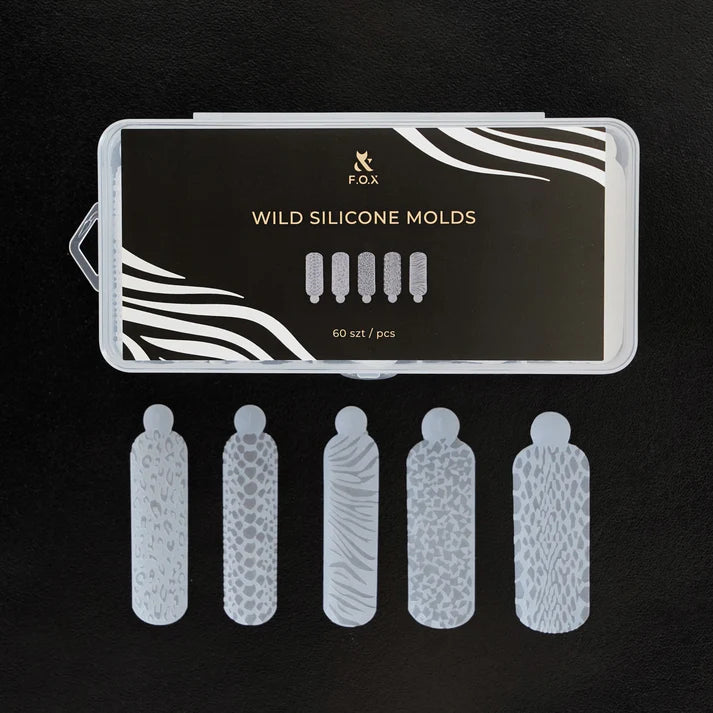 F.O.X Wild Silicone molds, 60 pcs - Level Up Beauty Supply