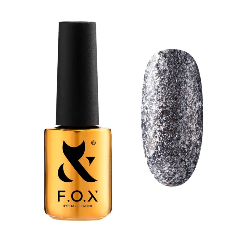 F.O.X gel-polish gold Brilliance 001, 7 ml - Level Up Beauty Supply