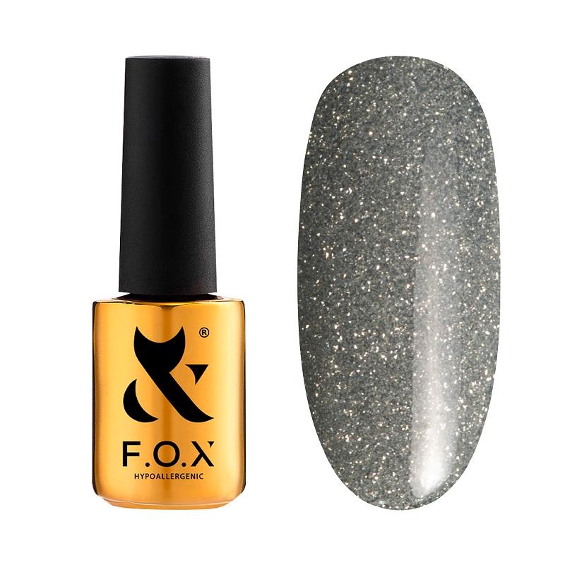F.O.X gel-polish gold Sparkle 005, 7ml - Level Up Beauty Supply