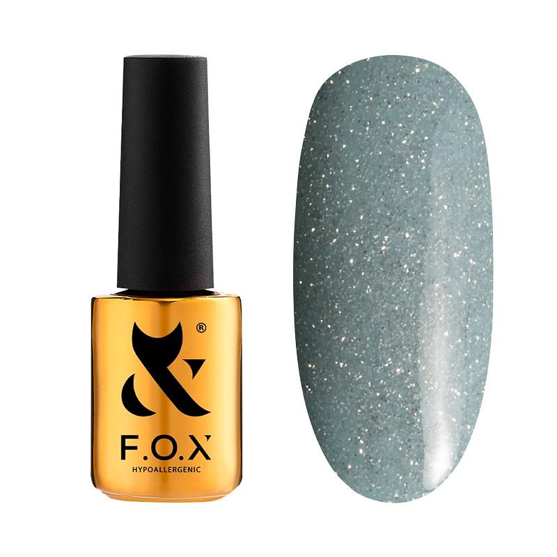 F.O.X gel-polish gold Sparkle 007, 7ml - Level Up Beauty Supply