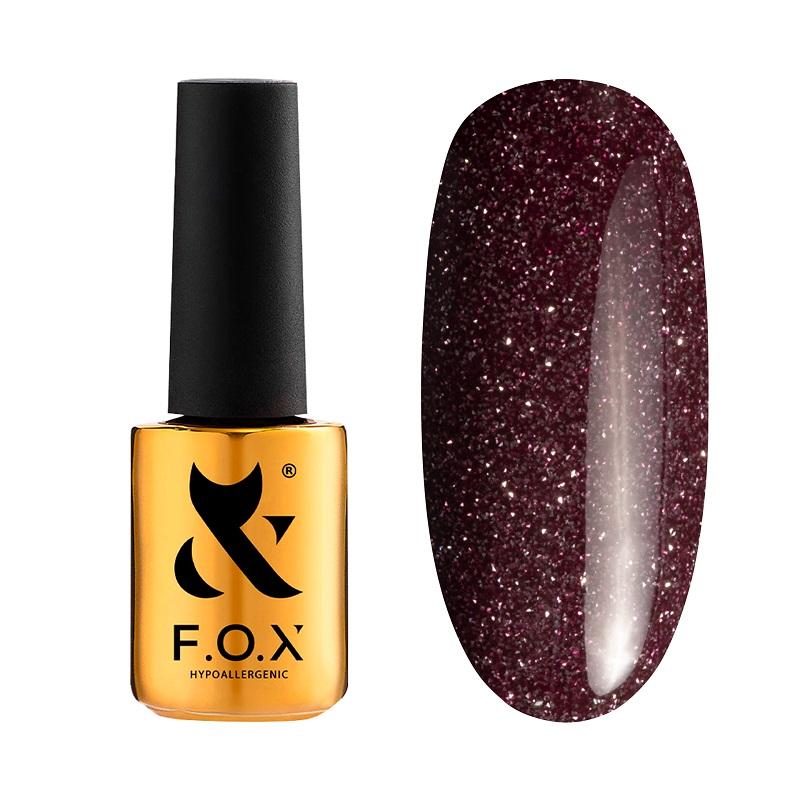 F.O.X gel-polish gold Sparkle 009, 7ml - Level Up Beauty Supply