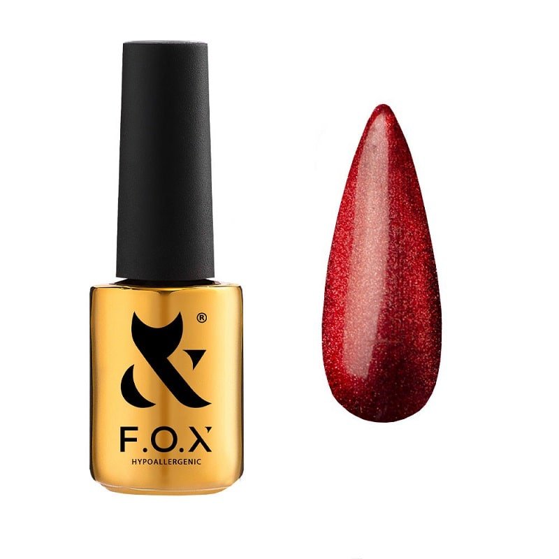 F.O.X gel-polish gold Sphynx Cat Eye 001, 7 ml - Level Up Beauty Supply