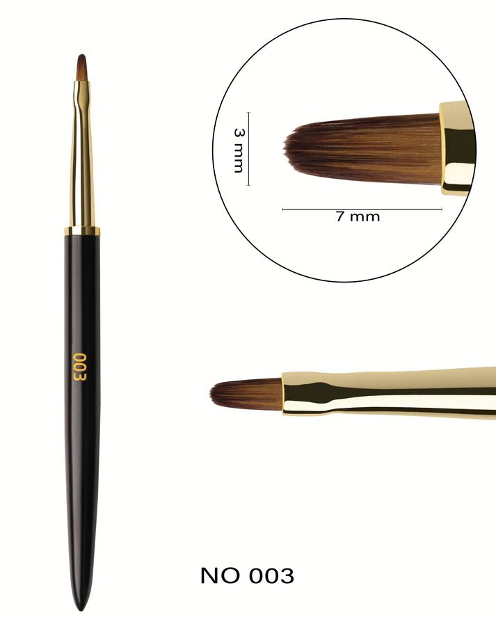 F.O.X. Nail Art Brush 003 "Tongue" - Level Up Beauty Supply