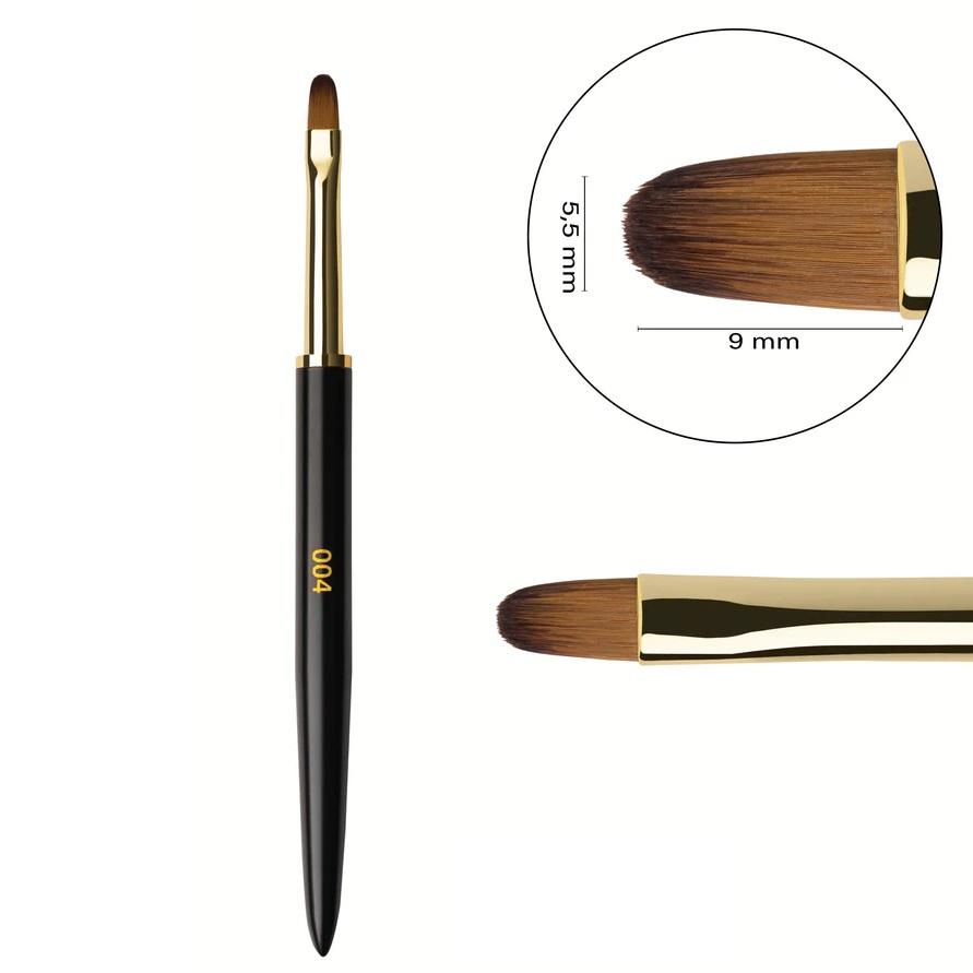 F.O.X. Nail Art Brush 004 "Oval" - Level Up Beauty Supply