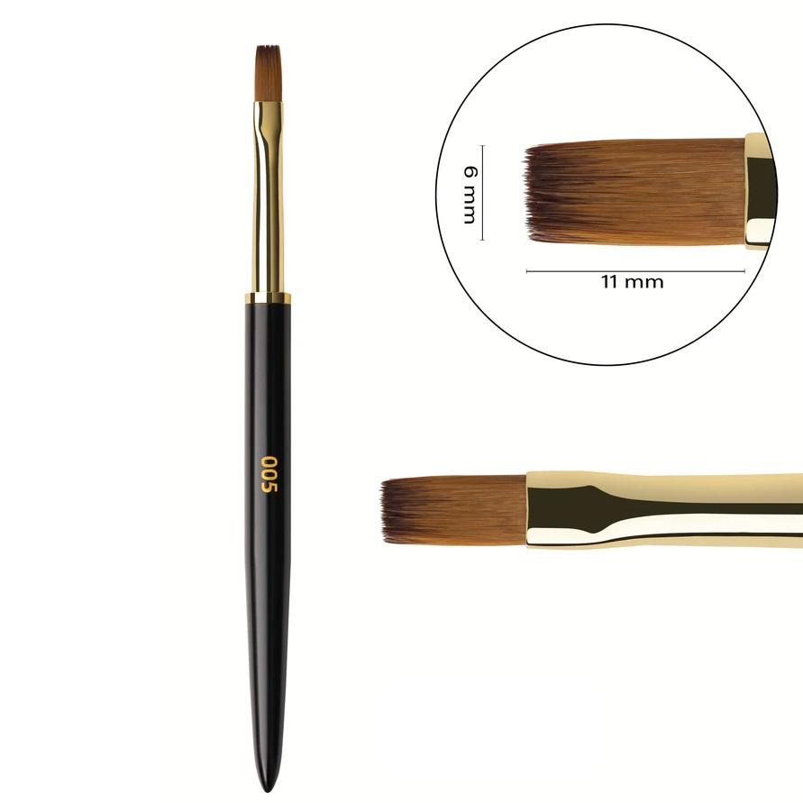 F.O.X. Nail Art Brush 005 "Square" - Level Up Beauty Supply