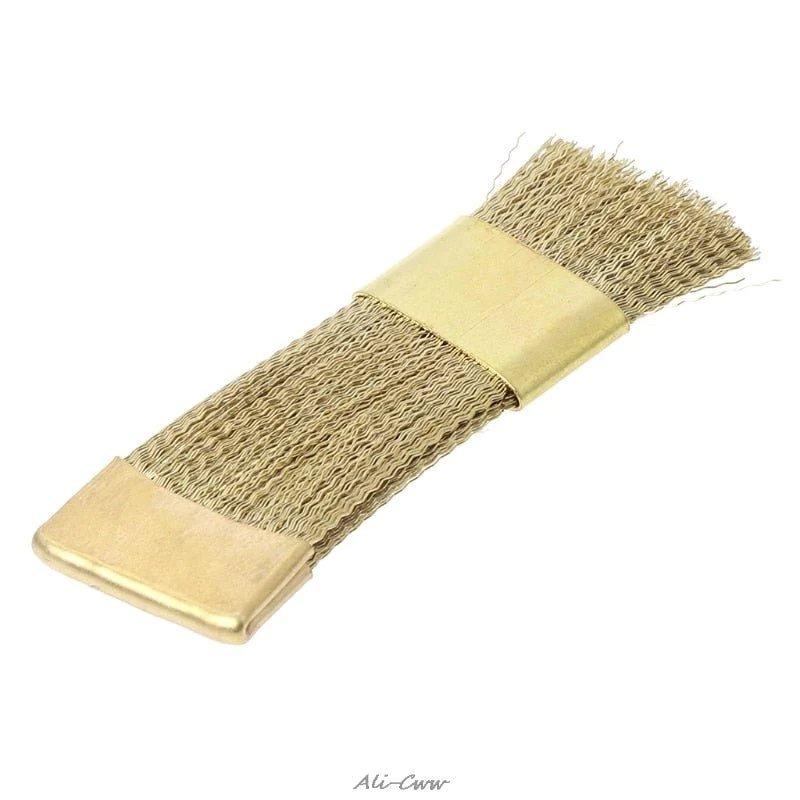 Flat Metal Brush for Cleaning Carbide Bits - Level Up Beauty Supply