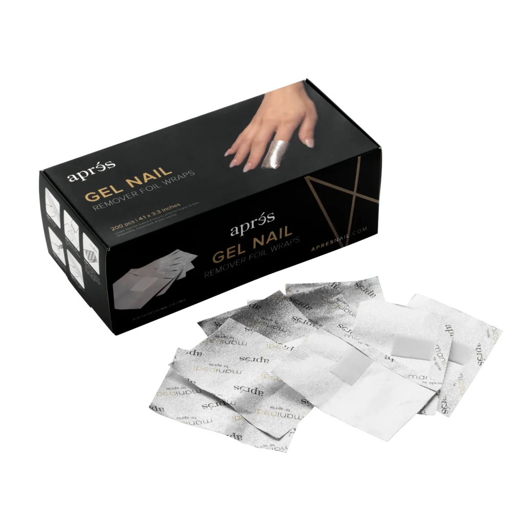 Aprés - Nail Remover Foil Wraps 200 Pcs - Level Up Beauty Supply