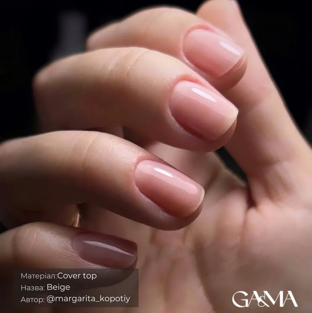 GA&MA Cover Top Beige 10 ml - Level Up Beauty Supply