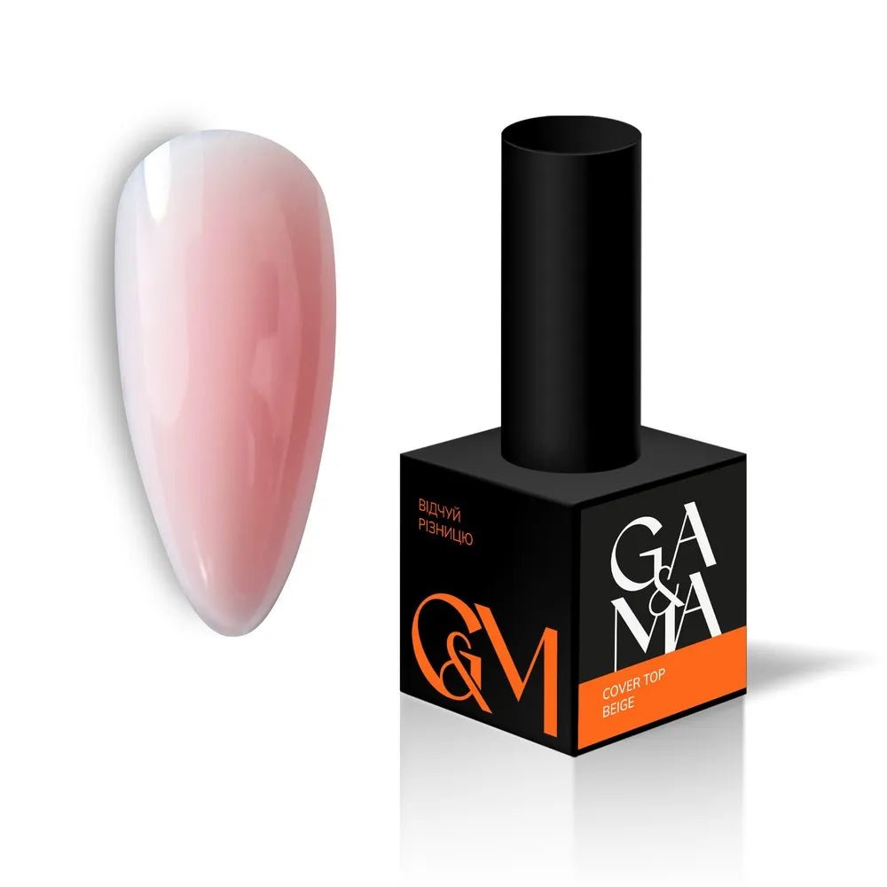 GA&MA Cover Top Beige 10 ml - Level Up Beauty Supply