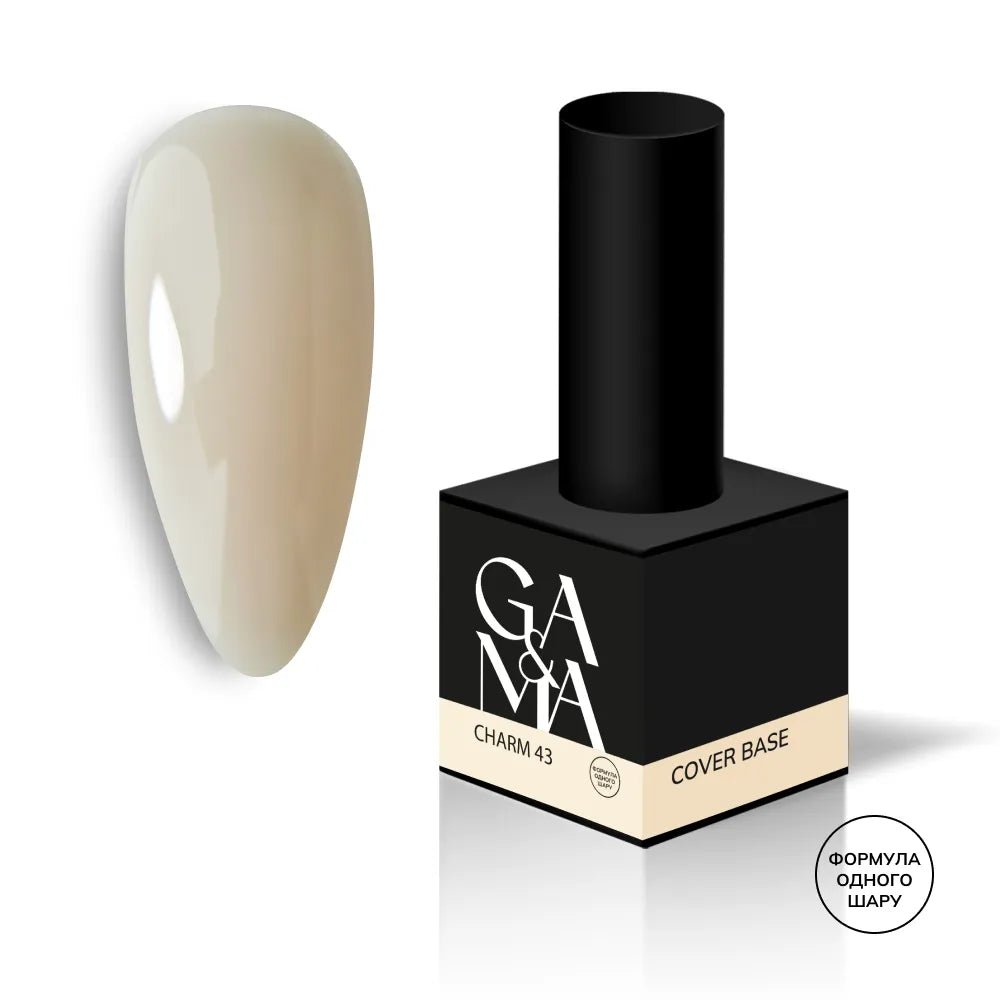 GA&MA Cover base 043 Charm 15 ml - Level Up Beauty Supply