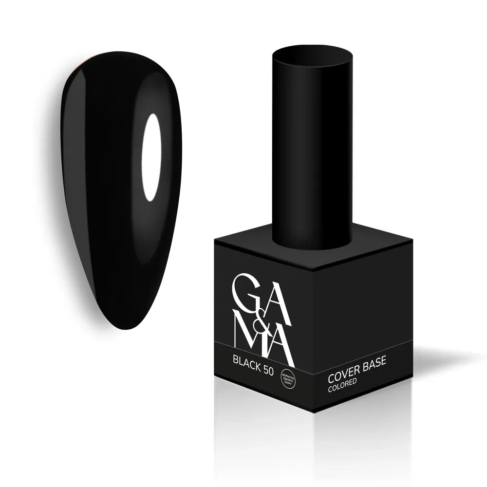 GA&MA Cover base Colored 050 Black 15 ml - Level Up Beauty Supply