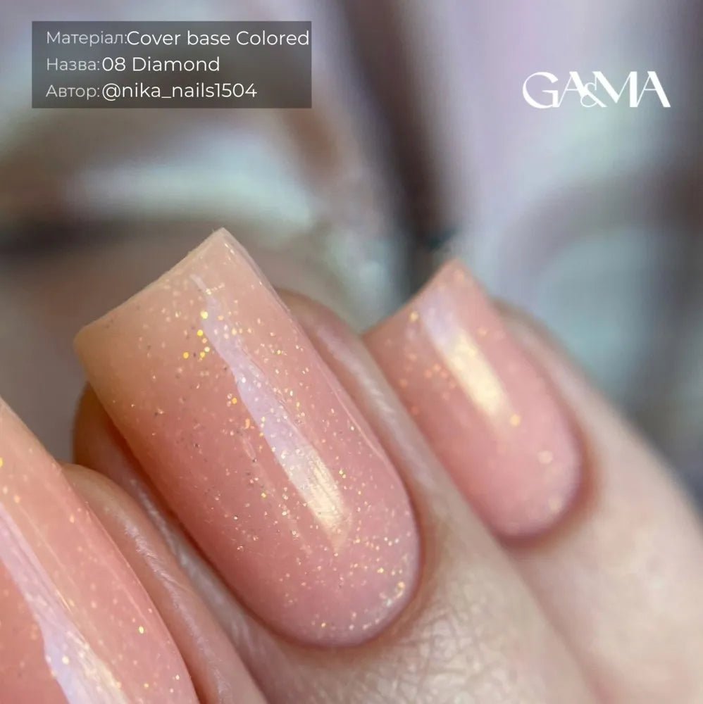 GA&MA Cover base Diamond 008 15 ml - Level Up Beauty Supply