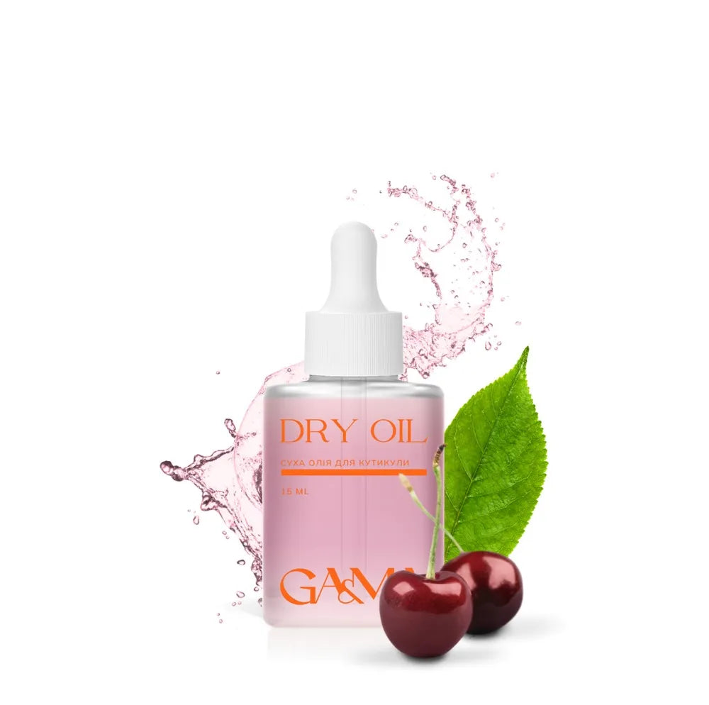 GA&MA Dry Cuticle Oil Cherry with shimmer, 15 ml