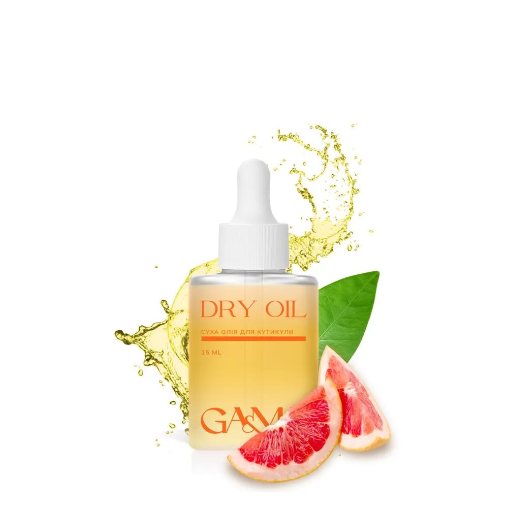 GA&MA Dry Cuticle Oil Grapefruit with shimmer, 15 ml - Level Up Beauty Supply