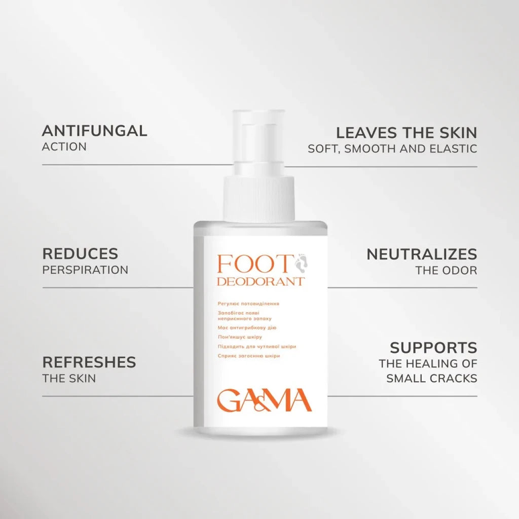GA&MA Foot Deodorant with Farnesol 100 ml - Level Up Beauty Supply