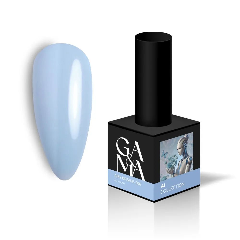 GA&MA Gel polish AI collection 206 Airy Dreams 10 ml (TPO free) - Level Up Beauty Supply