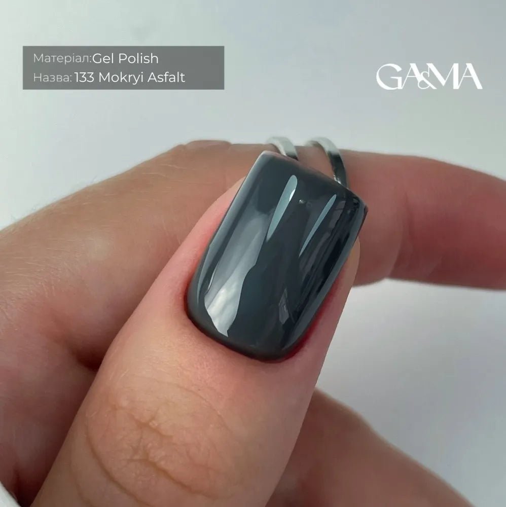 GA&MA Gel polish Autumn collection 133 Mokryi asfalt 10 ml (TPO free) - Level Up Beauty Supply