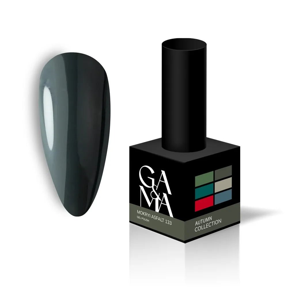 GA&MA Gel polish Autumn collection 133 Mokryi asfalt 10 ml (TPO free) - Level Up Beauty Supply