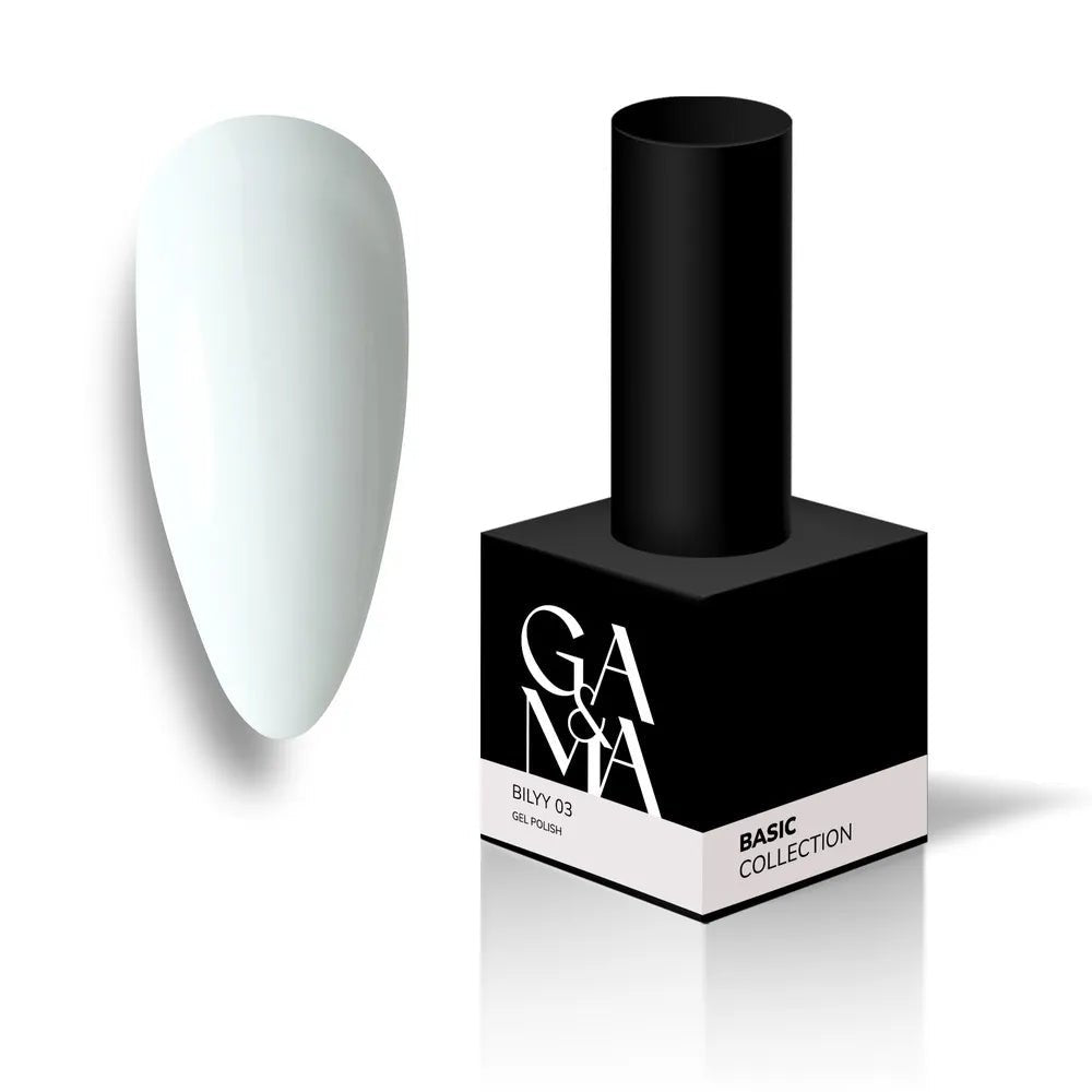 GA&MA Gel polish Basic collection 003 bilyy 15 ml (TPO free) - Level Up Beauty Supply