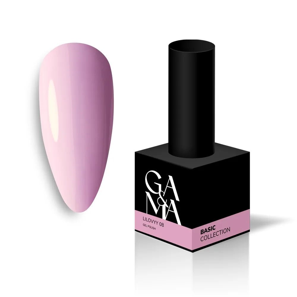 GA&MA Gel polish Basic collection 008 lilovyy 10 ml (TPO free) - Level Up Beauty Supply