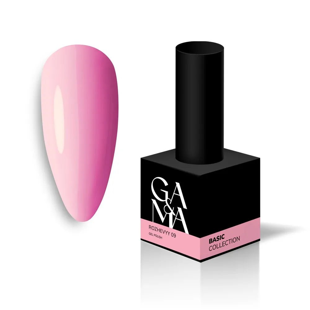GA&MA Gel polish Basic collection 009 rozhevyy 10 ml (TPO free) - Level Up Beauty Supply
