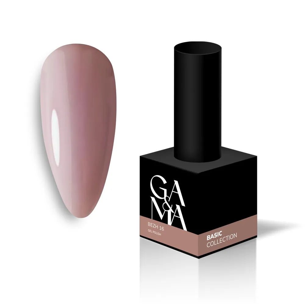 GA&MA Gel polish Basic collection 016 bezh 10 ml (TPO free) - Level Up Beauty Supply