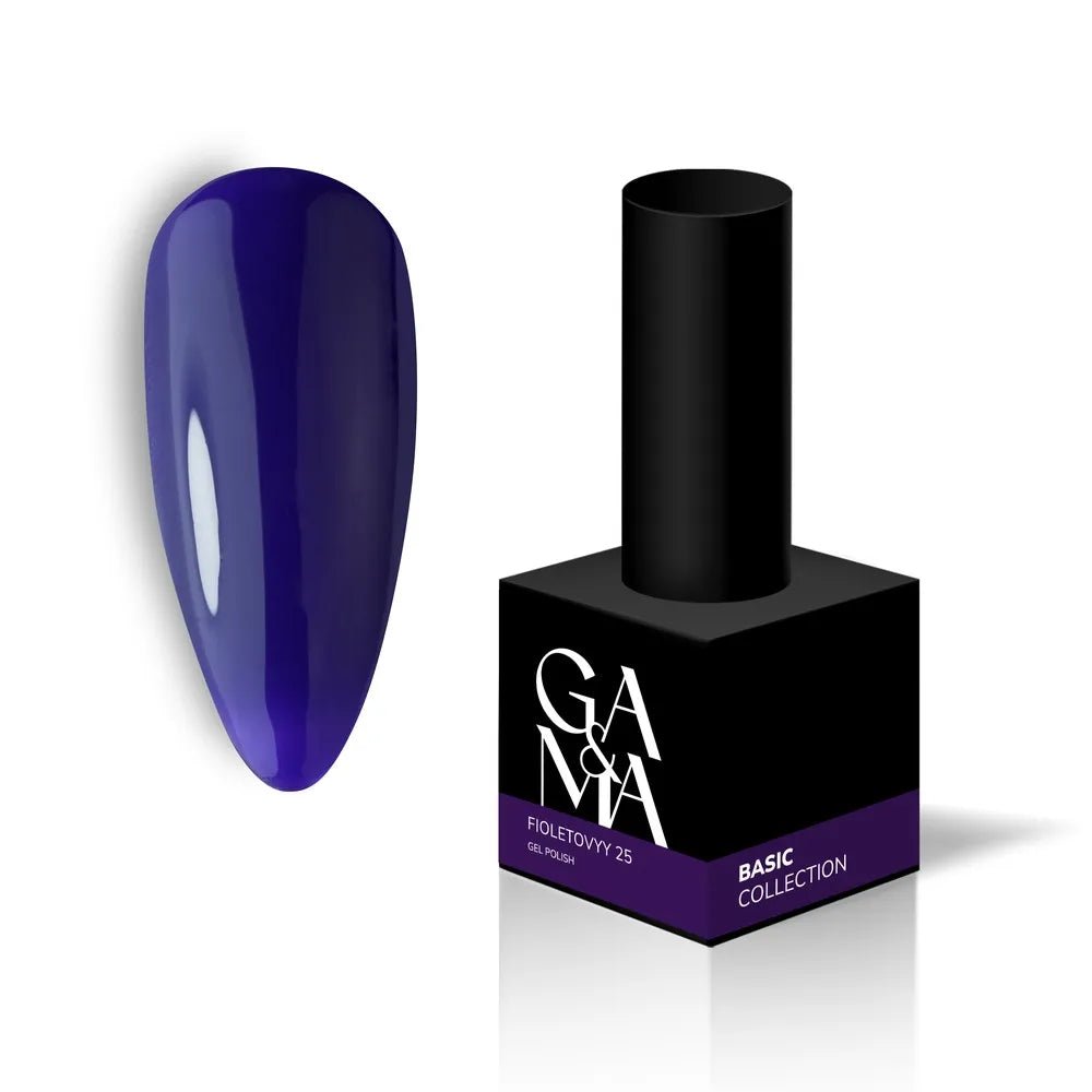 GA&MA Gel polish Basic collection 025 fioletovyy 10 ml (TPO free) - Level Up Beauty Supply