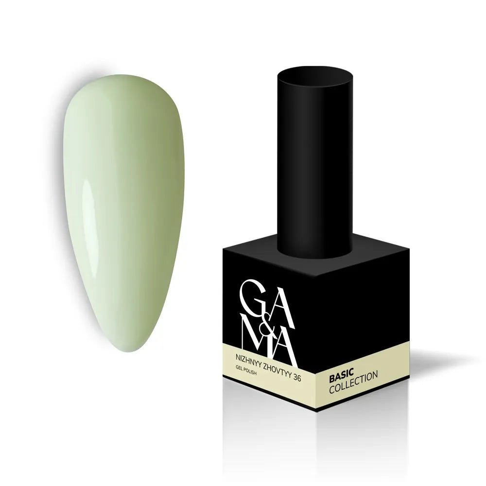 GA&MA Gel polish Basic collection 036 nizhnyy zhovtyy 10 ml (TPO free) - Level Up Beauty Supply